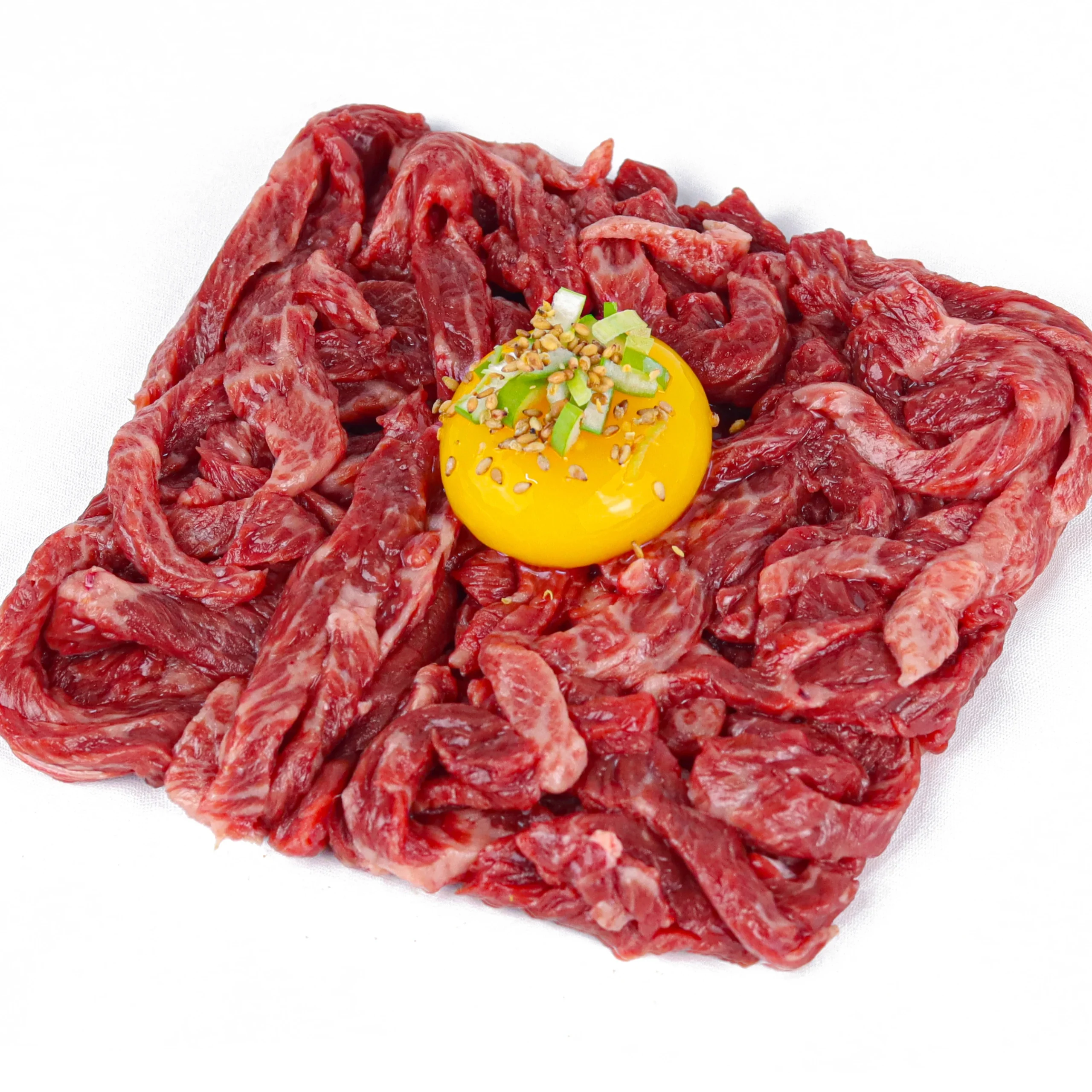 한우 암소 육회 육사시미 생차돌박이 200g + 소스증정 Korean Beef Tartare Raw Meat